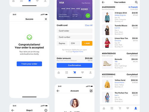 創(chuàng)意折扣品牌電商 服飾鞋帽商城APP與H5界面UI設(shè)計及系統(tǒng)定制開發(fā)