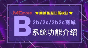 b2b b2c b2b2c商城系統(tǒng)功能介紹 商城核心功能模塊